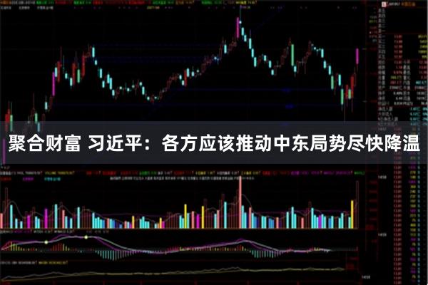聚合财富 习近平：各方应该推动中东局势尽快降温